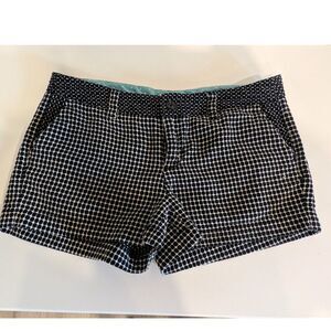 Merona Y2K Black & White Polka Dot Chino Shorts Size 2